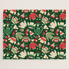 Ugly Christmas Fashion red green white Jigsaw Puzzle Gallery Image 1