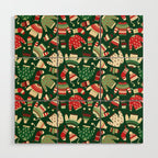 Ugly Christmas Fashion red green white Wood Wall Art Gallery Image 1