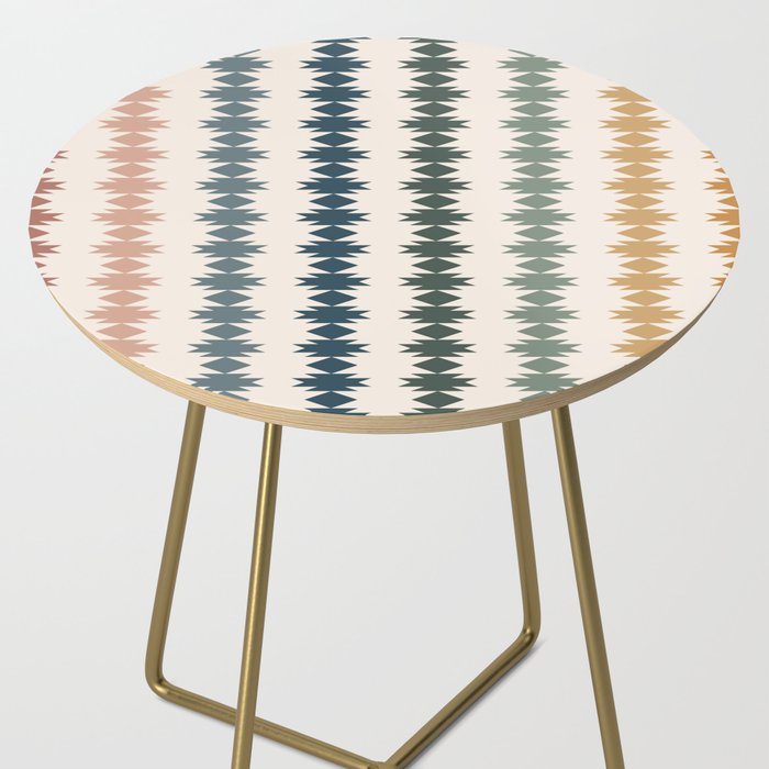 Geometric Southwestern Pattern XLI Side Table Gallery Image 2