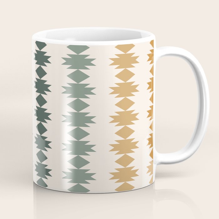 Geometric Southwestern Pattern XLI Coffee Mug Gallery Image 1