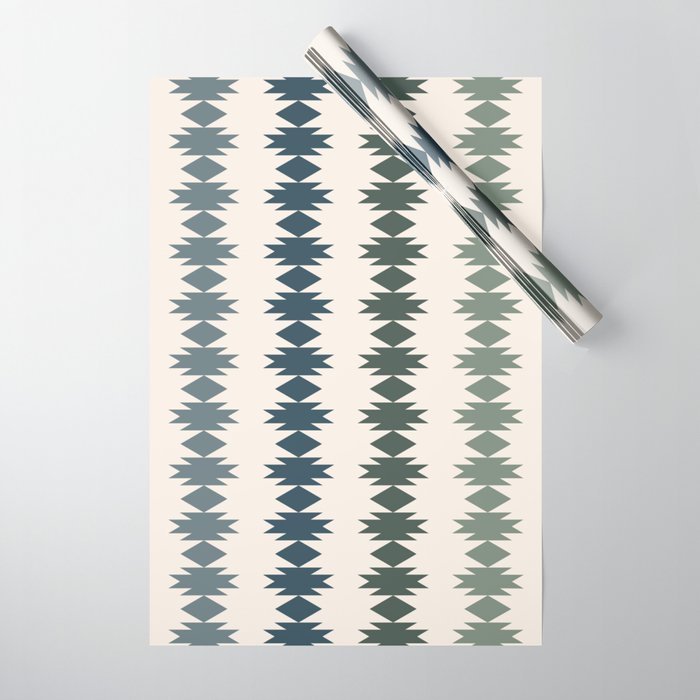 Geometric Southwestern Pattern XLI Wrapping Paper Gallery Image 1