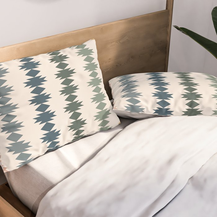 Geometric Southwestern Pattern XLI Pillow Sham Gallery Image 2