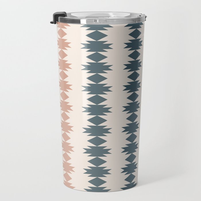 Geometric Southwestern Pattern XLI Travel Mug Gallery Image 3