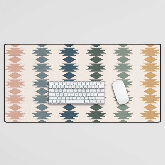 Geometric Southwestern Pattern XLI Desk Mat Gallery Image 1