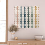 Geometric Southwestern Pattern XLI Wall Tapestry Gallery Image 2