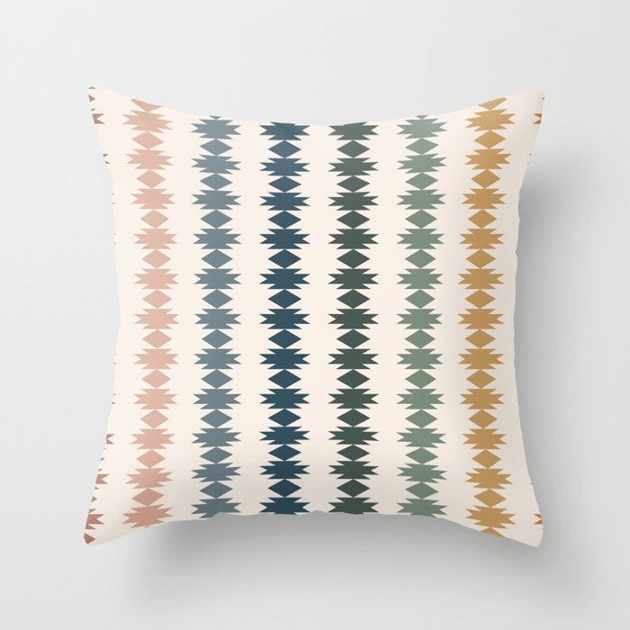Geometric Southwestern Pattern XLI Throw Pillow Gallery Image 6
