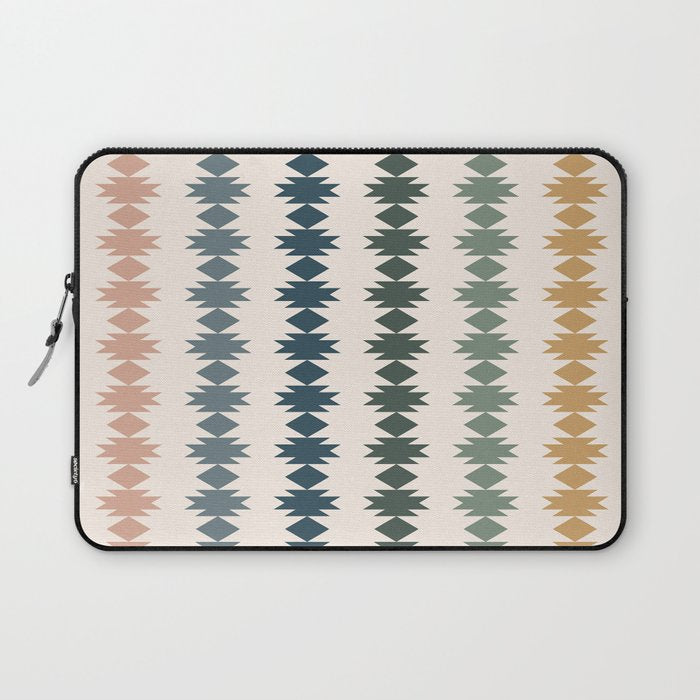 Geometric Southwestern Pattern XLI Laptop Sleeve Gallery Image 1