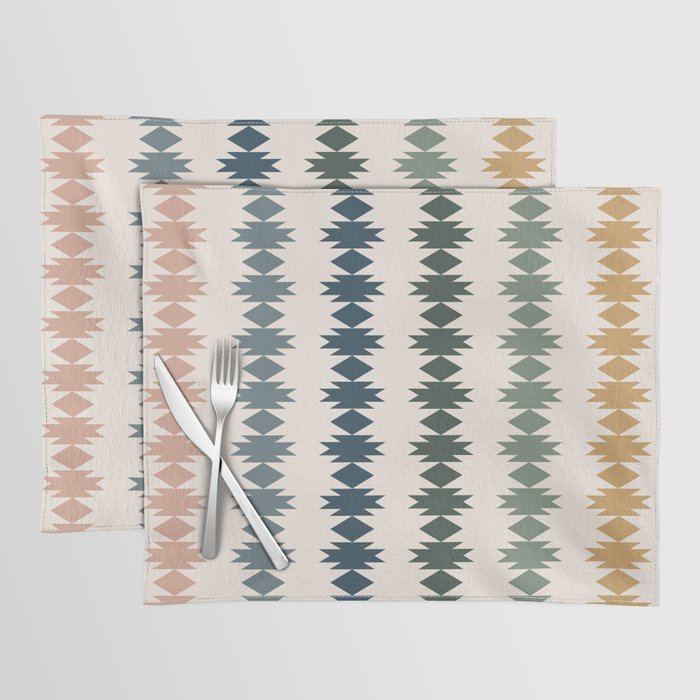 Geometric Southwestern Pattern XLI Placemat Gallery Image 1