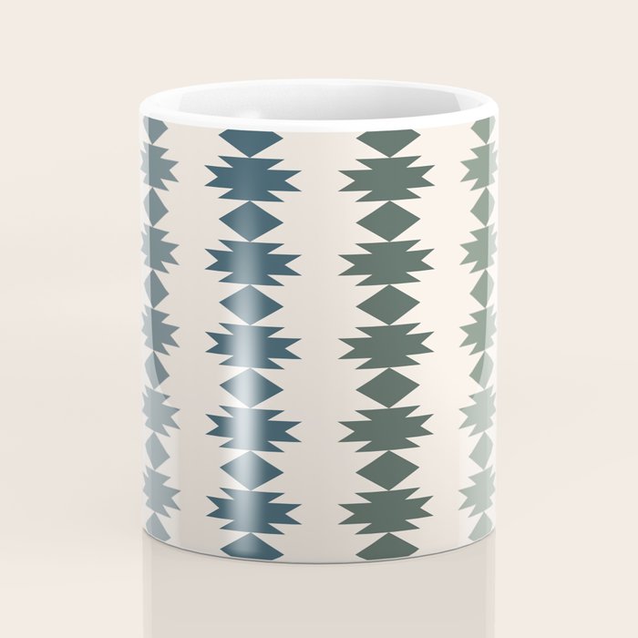 Geometric Southwestern Pattern XLI Coffee Mug Gallery Image 4