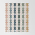 Geometric Southwestern Pattern XLI Throw Blanket Gallery Image 2