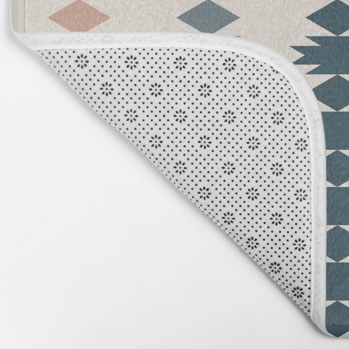Geometric Southwestern Pattern XLI Bath Mat Gallery Image 2