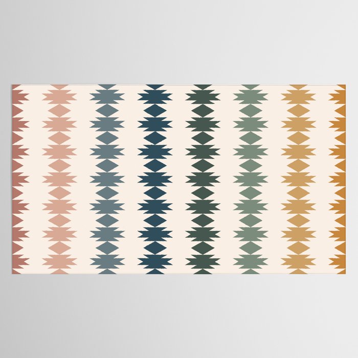Geometric Southwestern Pattern XLI Tablecloth Gallery Image 2
