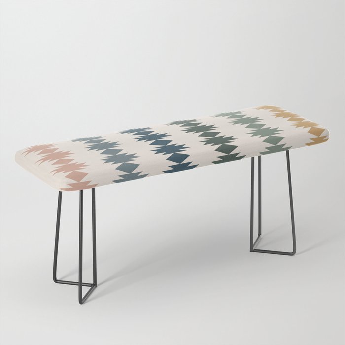 Geometric Southwestern Pattern XLI Bench Gallery Image 1