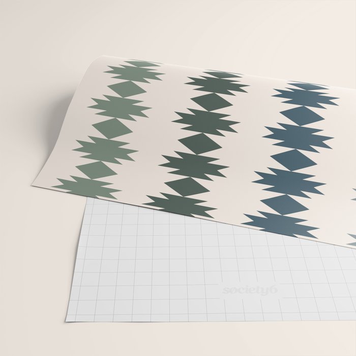 Geometric Southwestern Pattern XLI Wrapping Paper Gallery Image 2