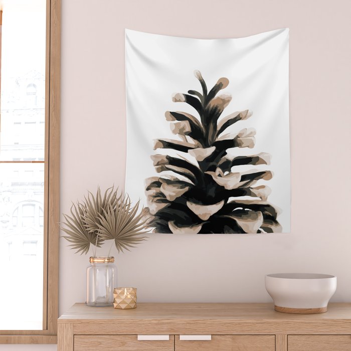 Pinecone Wall Tapestry Gallery Image 2
