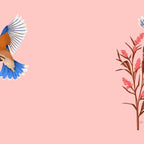 Graceful Bluebird in Flight Coffee Mug Gallery Image 2