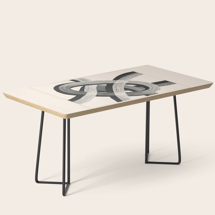 Interwoven Lines Abstract Art 1 Coffee Table Gallery Image 1
