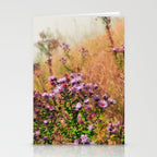 Casual Affair aster - wildflower nature photograph Stationery Card Gallery Image 2