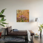 Casual Affair aster - wildflower nature photograph Wood Wall Art Gallery Image 2
