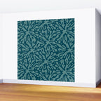 Organic Matter in Dark Teal Wall Mural Gallery Image 2