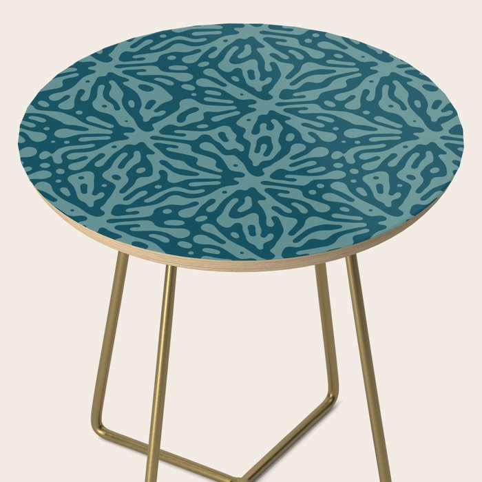 Organic Matter in Dark Teal Side Table Gallery Image 2