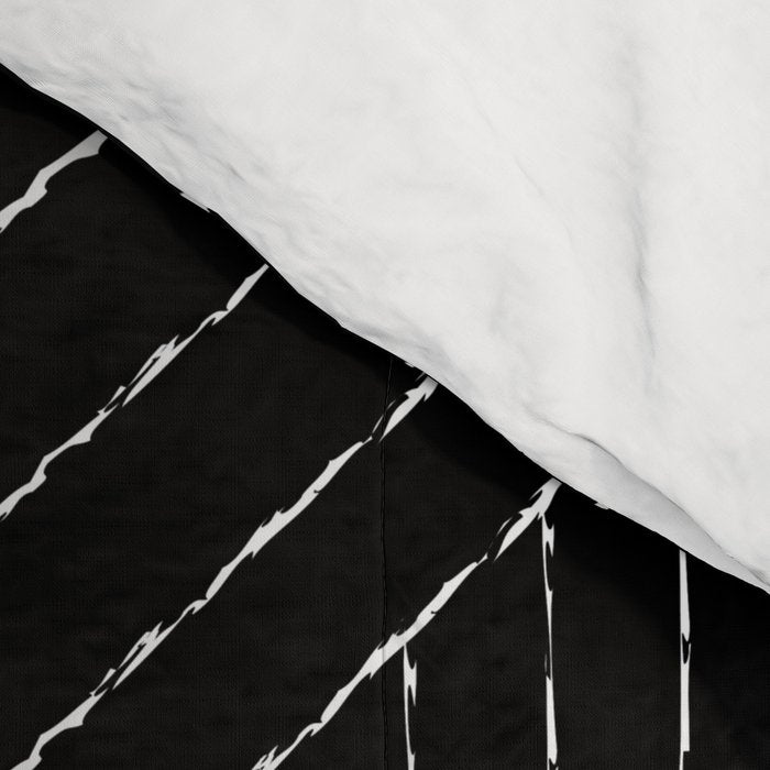 Lines (Black) Comforter Gallery Image 4
