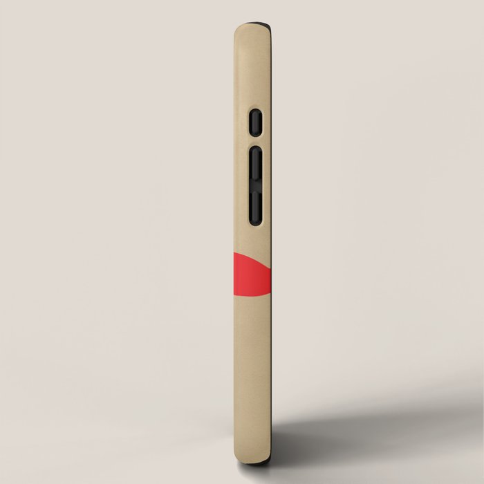 Mid-Century Abstract Flowers 04 iPhone Case Gallery Image 2
