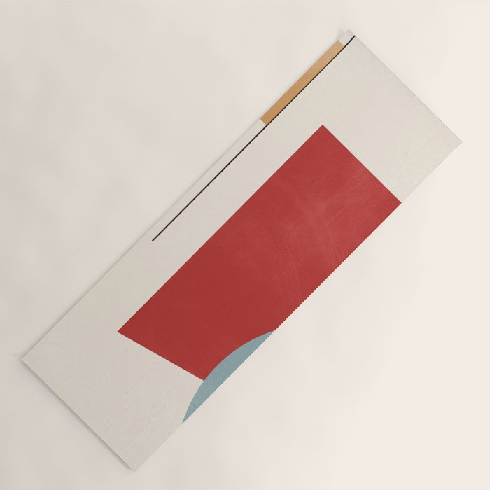 Minimal Geometric Abstraction 28 Yoga Mat Gallery Image 1