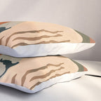 Abstract Rustic Ram 3 Pillow Sham Gallery Image 3