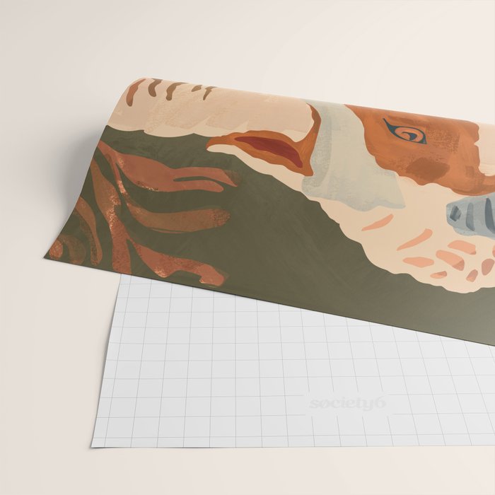 Abstract Rustic Ram 3 Wrapping Paper Gallery Image 2