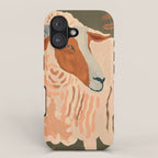 Abstract Rustic Ram 3 iPhone Case Gallery Image 1