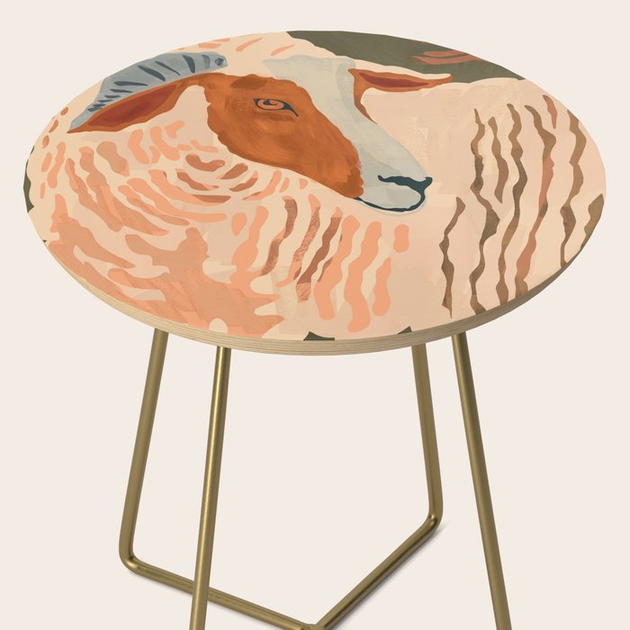 Abstract Rustic Ram 3 Side Table Gallery Image 2