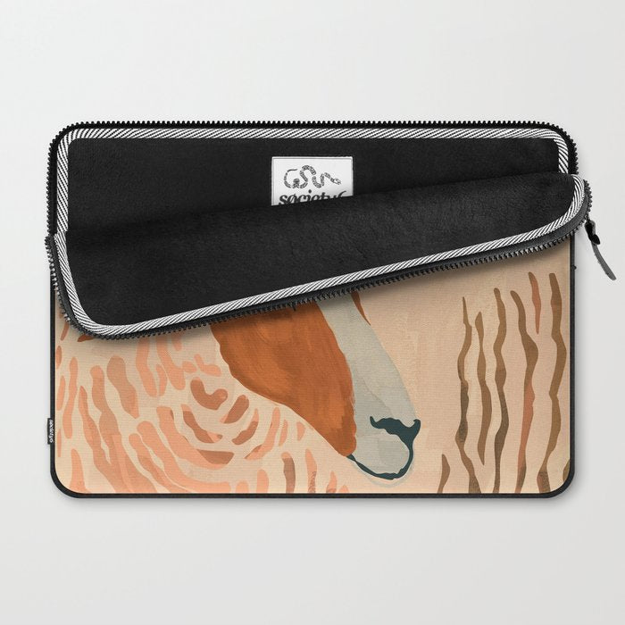 Abstract Rustic Ram 3 Laptop Sleeve Gallery Image 2
