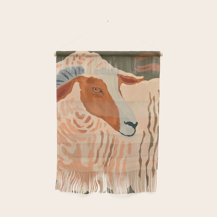 Abstract Rustic Ram 3 Wall Hanging Gallery Image 1