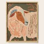 Abstract Rustic Ram 3 Serving Tray Gallery Image 1