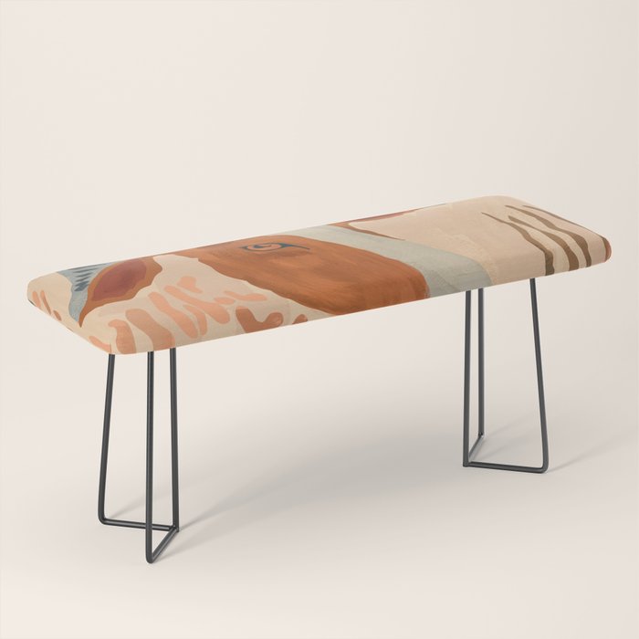 Abstract Rustic Ram 3 Bench Gallery Image 1