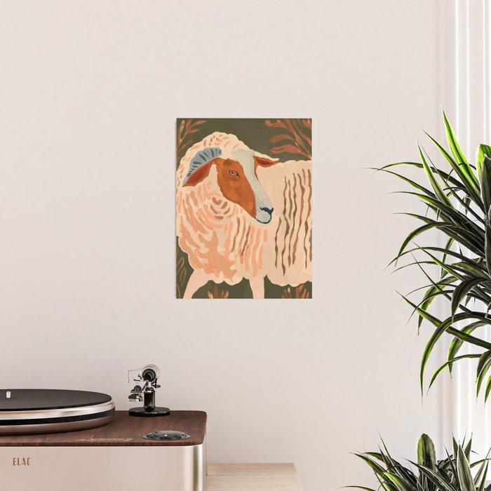 Abstract Rustic Ram 3 Poster Gallery Image 2