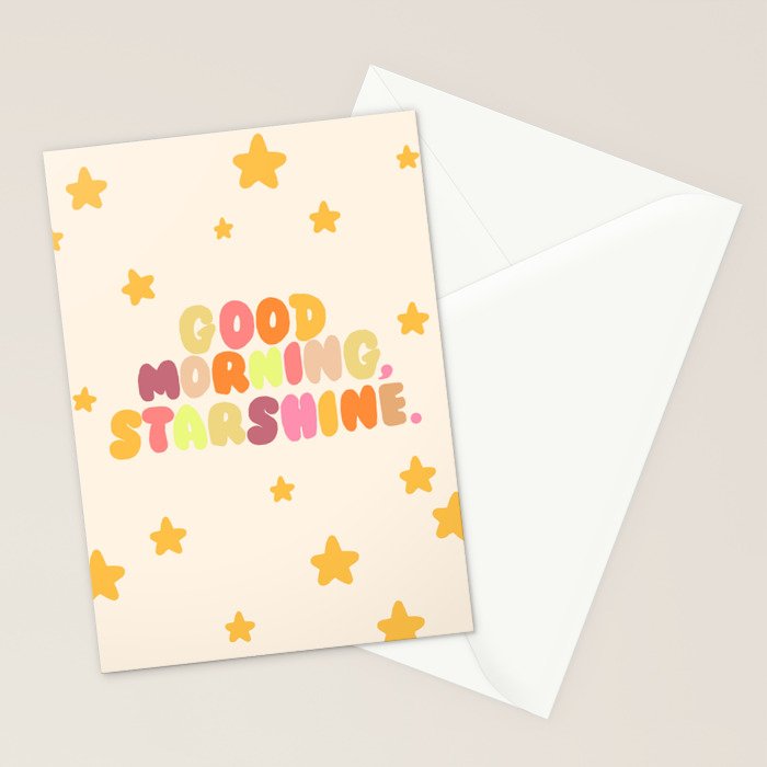 Good Morning, Starshine Stationery Card Gallery Image 2
