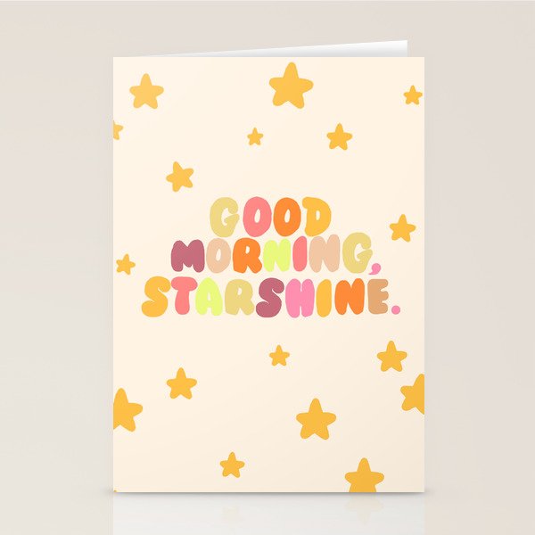 Good Morning, Starshine Stationery Card Gallery Image 1