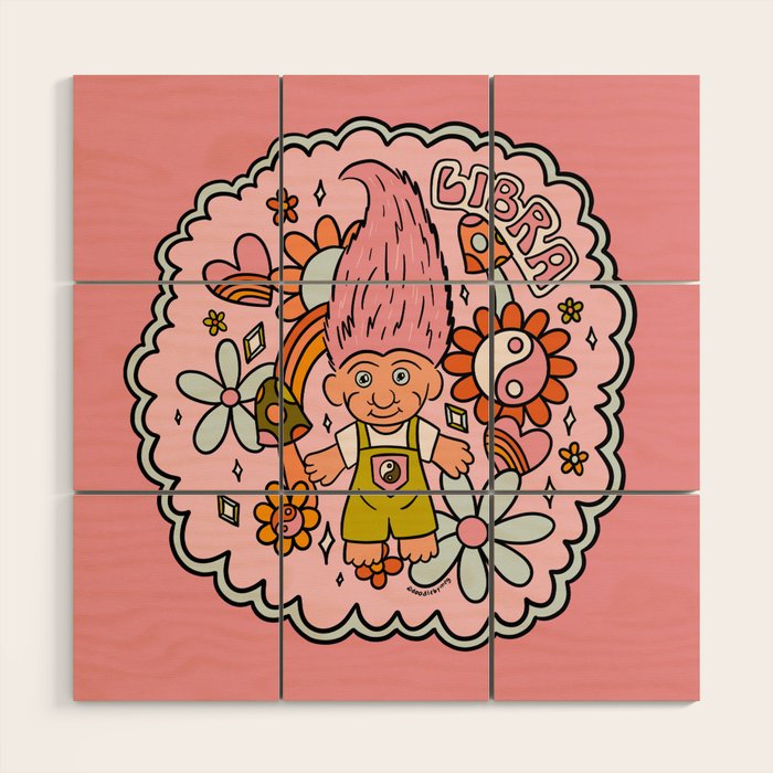 Libra Troll Wood Wall Art Gallery Image 1