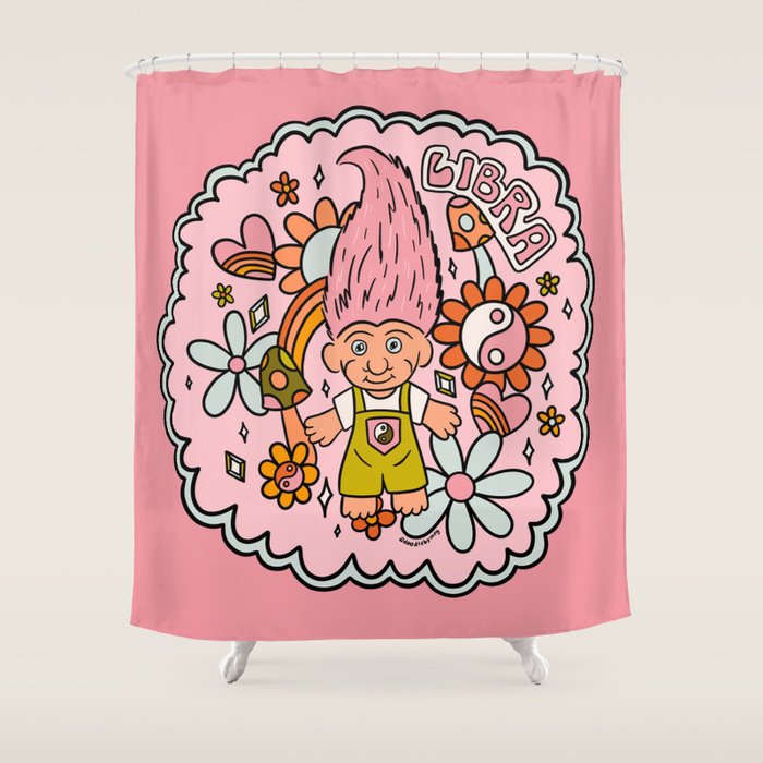 Libra Troll Shower Curtain Gallery Image 1