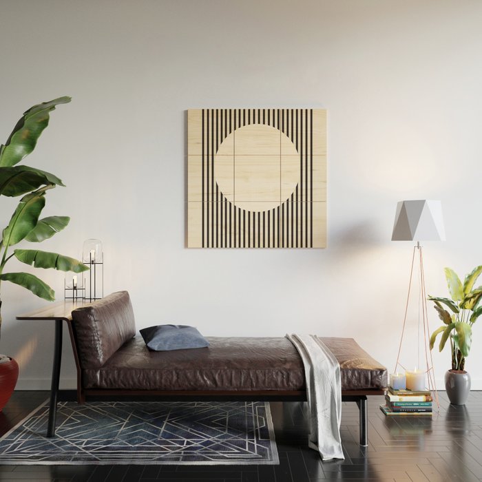 Vintage Pattern Wood Wall Art Gallery Image 2