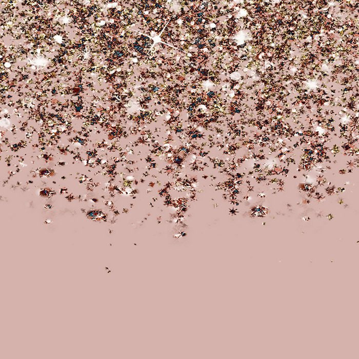 Blush Pink Rose Gold Bronze Cascading Glitter Coffee Mug Gallery Image 2