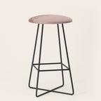 Blush Pink Rose Gold Bronze Cascading Glitter Stool Gallery Image 1