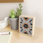 Urban Tribal Pattern No.6 - Aztec - Concrete and Wood Mini Art Print Gallery Image 2
