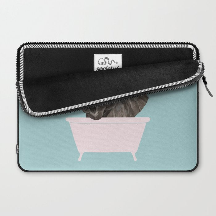 Baby Elephant in Bathtub Laptop Sleeve Gallery Image 2