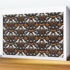 All Hallows' Eve - Black Orange Halloween Wall Mural Gallery Image 2