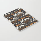 All Hallows' Eve - Black Orange Halloween Notebook Gallery Image 3