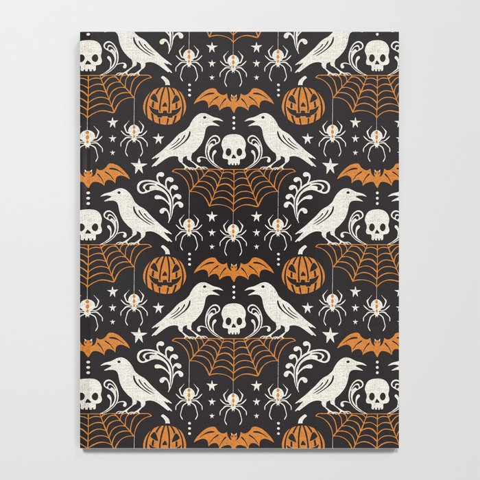 All Hallows' Eve - Black Orange Halloween Notebook Gallery Image 4