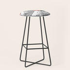 Godzilla Rising Sun The Great Wave  Stool Gallery Image 1